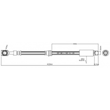 VBJ206 MOTAQUIP Тормозной шланг