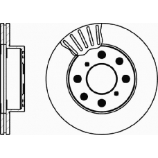MDC345 MINTEX Тормозной диск