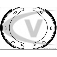 V30-6136 VEMO/VAICO Комплект тормозных колодок, стояночная тормозная с