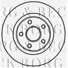 BBD5908S BORG & BECK Тормозной диск