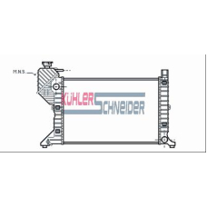 0421601 KUHLER SCHNEIDER Радиатор, охлаждение двигател