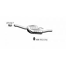 341189 ERNST Глушитель выхлопных газов конечный