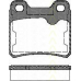 8110 24892 TRISCAN Комплект тормозных колодок, дисковый тормоз