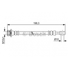 1 987 481 630 BOSCH Тормозной шланг