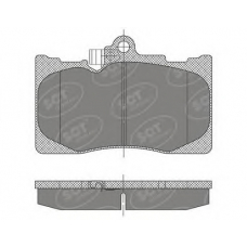 SP 475 SCT Комплект тормозных колодок, дисковый тормоз