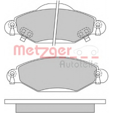1170632 METZGER Комплект тормозных колодок, дисковый тормоз