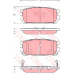 GDB3296 TRW Комплект тормозных колодок, дисковый тормоз