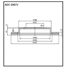 ADC 0907V Allied Nippon Гидравлические цилиндры