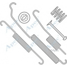 KIT614 APEC Комплектующие, тормозная колодка