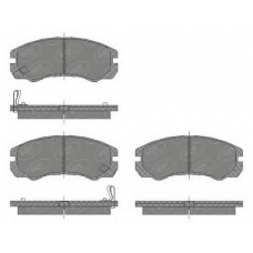 SP 438 SCT Комплект тормозных колодок, дисковый тормоз