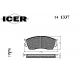 141337 ICER Комплект тормозных колодок, дисковый тормоз