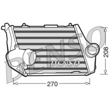 DIT02013 DENSO Интеркулер