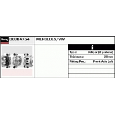 DC884754 DELCO REMY Тормозной суппорт