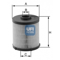 26.021.00 UFI Топливный фильтр