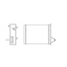 53556 NRF Теплообменник, отопление салона