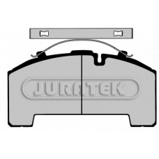 JCP1002 JURATEK Комплект тормозных колодок, дисковый тормоз