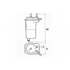 ST 498 SCT Топливный фильтр