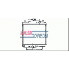 5300221 KUHLER SCHNEIDER Радиатор, охлаждение двигател