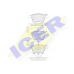 181777 ICER Комплект тормозных колодок, дисковый тормоз