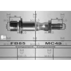 80607 Malo Тормозной шланг