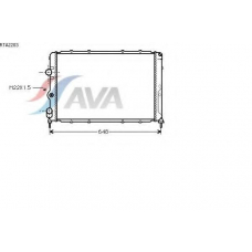 RTA2203 AVA Радиатор, охлаждение двигателя