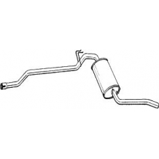 288-067 BOSAL Глушитель выхлопных газов конечный