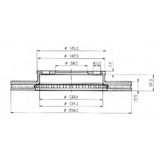 BDC3630 QUINTON HAZELL Тормозной диск