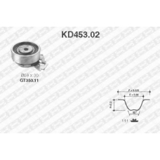 KD453.02 SNR Комплект ремня грм