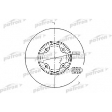 PBD2679 PATRON Тормозной диск