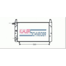 1703001 KUHLER SCHNEIDER Радиатор, охлаждение двигател
