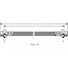 PHA116 TRW Тормозной шланг