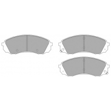 1074 SIMER Комплект тормозных колодок, дисковый тормоз