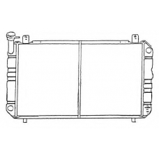 513495 NRF Радиатор, охлаждение двигателя