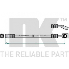 853679 NK Тормозной шланг