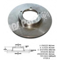 IBT-1268 IPS Parts Тормозной диск