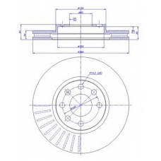 142.380 CAR Тормозной диск