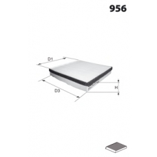 ELR7502 MECAFILTER Фильтр, воздух во внутренном пространстве