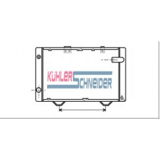 0706401 KUHLER SCHNEIDER Радиатор, охлаждение двигател