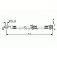1 987 476 342 BOSCH Тормозной шланг