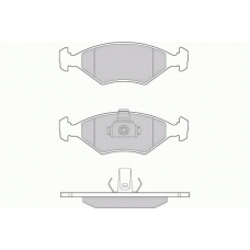 12-0959 E.T.F. Комплект тормозных колодок, дисковый тормоз