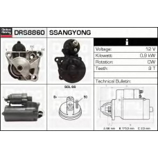 DRS8860 DELCO REMY Стартер