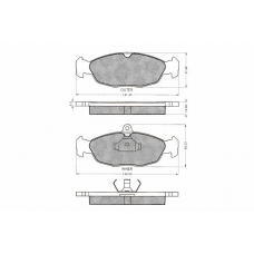 7.188S PEX Комплект тормозных колодок, дисковый тормоз