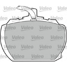 551500 VALEO Комплект тормозных колодок, дисковый тормоз