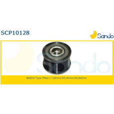 SCP10128 SANDO Ременный шкив, генератор