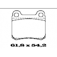 BL1140A1 FTE Комплект тормозных колодок, дисковый тормоз