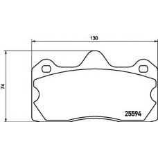 8DB 355 020-391 HELLA PAGID Комплект тормозных колодок, дисковый тормоз