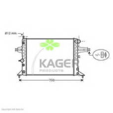 31-0799 KAGER Радиатор, охлаждение двигателя