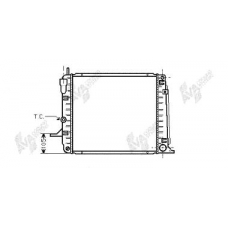 18002192 VAN WEZEL Радиатор, охлаждение двигателя