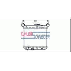 1713001 KUHLER SCHNEIDER Радиатор, охлаждение двигател