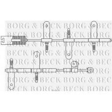 BWL3031 BORG & BECK Сигнализатор, износ тормозных колодок